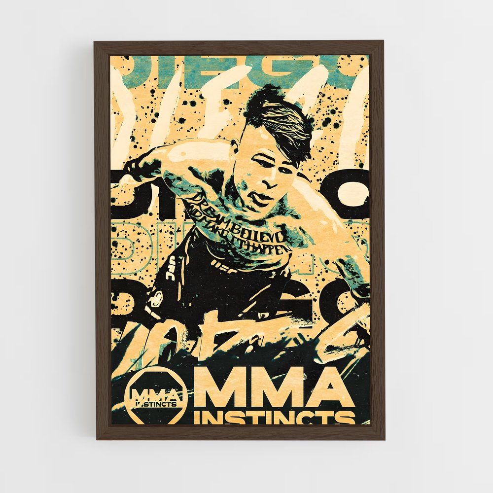 Poster Oma Instinct – affiche MMA (vue 5)